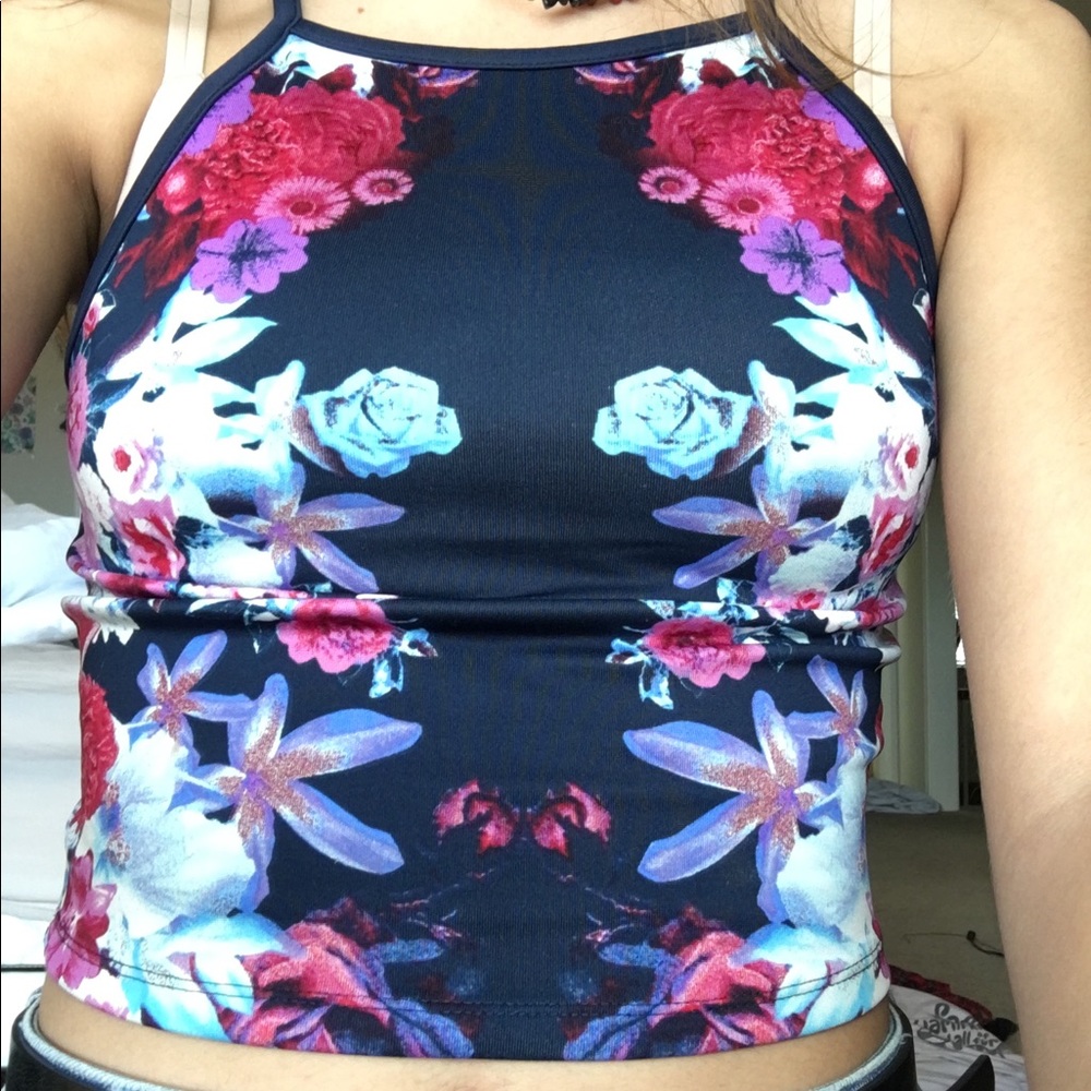 Floral Halter Top